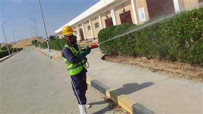  الشروق تواصل حملات المكافحة والتعقيم الشاملة