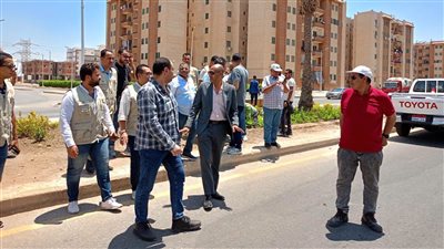 رئيس جهاز مدينة الشروق يقود جولات ميدانية 