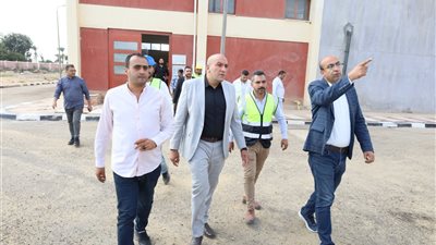 رئيس مياه الغربية في جولة ميدانية لعدد من محطات مياه الشرب