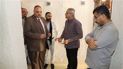 رئيس مياه مطروح يتفقد الشئون القانونية