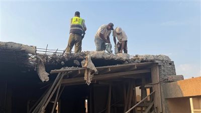 جهاز الشيخ زايد يتصدى للبناء المخالف